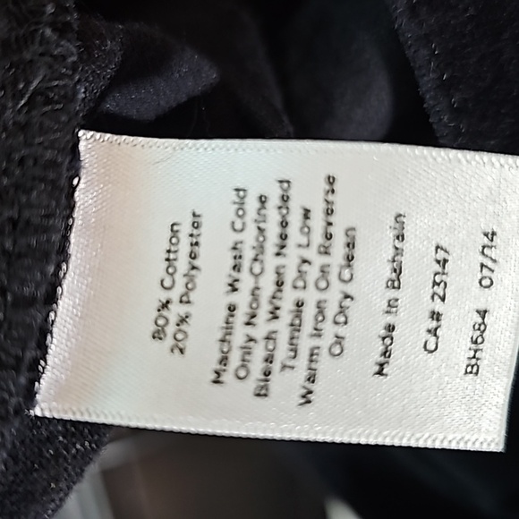 Talbots Size 14 Heritage Fit Black Velvet Pants - Picture 4 of 4